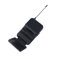 T Microphone universel UHF sans fil Bodypack Casque cardioïde Bodypack Vocal Stage Studio Microphone de tête