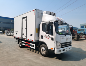 Camion frigorifique FAW4x2 utilisé pour les petits camions frigorifiques avec des températures de congélation des aliments allant de -5 ℃   à -18 ℃ - Product Image 3