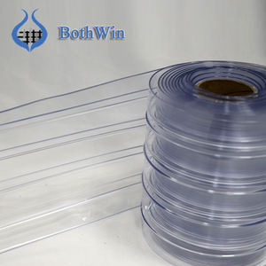 <span class=keywords><strong>Rideau</strong></span> à lanières transparent bleu haute performance avec matériau DOP DOTP, non gras, non jaunissant, pour atelier de production - Product Image 2