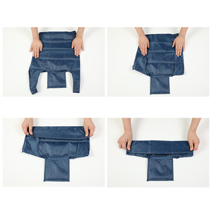 Bolsa de viaje de mano de tela Oxford impermeable para compras, bolsa de transporte de un solo hombro de gran capacidad, bolsa de almacenamiento plegable para supermercado - Product Image 6