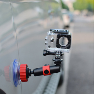 ขายึดกล้องแอคชั่นแคมแบบดูดติดแน่น สีแดง สำหรับ GoPro Hero 3 4 5 วัสดุพลาสติกแบบปลดเร็ว - Product Image 2