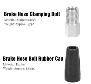 LEBYCLE Kit d'aiguilles à huile pour vélo de route MTB Kit d'insertion de tuyau de frein à disque hydraulique Connecteur adaptateur de câble d'huile pour vélo - Product Image 2