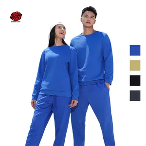 Unisex Plain Custom Tech Fleece Women Sweatpants Hoodies Outfits 2 Piece Jogger Sweatsuit Men Fitness Tracksuits Sets