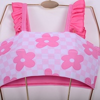 Soldes d'été : Maillot de bain une pièce anti-UV à motif floral et tortues pour toute la famille (garçons, filles, papa, maman)