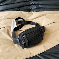 Sac banane en cuir véritable tendance, petit sac de hanche décontracté, sacoche multifonctionnelle pour téléphone portable, sacoche de ceinture pour activités de plein air