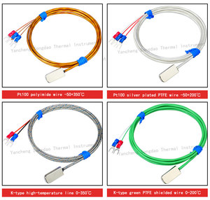 Penginderaan Suhu Magnetik, <span class=keywords><strong>Probe</strong></span> Suhu Pt100 dengan Patch Hisap Magnetik, Magnet Adsorpsi - Product Image 4