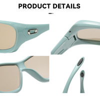 Lunettes de sport polarisées en silicone pour cyclisme sur route, lunettes de ski, lunettes de soleil tendance pour femmes, lunettes de sport pour hommes