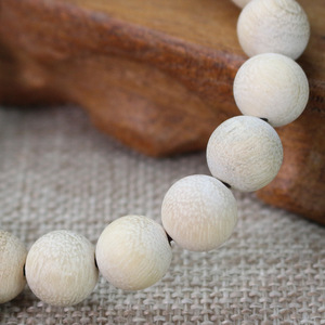 Camphor Wood <b>Bracelet</b> 10mm Beads Single Strand Unisex Everyday Wear Jewelry Cultural Collectible - Product Image 3