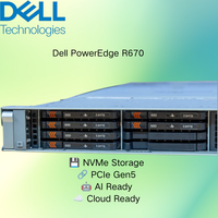 Serveur en rack PowerEdge R670 - Processeur Intel Xeon - Garantie de 3 ans - Améliorez l'efficacité de votre centre de données - Alimentation optimisée et équilibrée