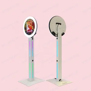 Beauty Mirror Photo Booth Easy Assembly Selfie Mirror Roamer para iPad Photobooth de 10,9 "y 12,9" con iPad Security