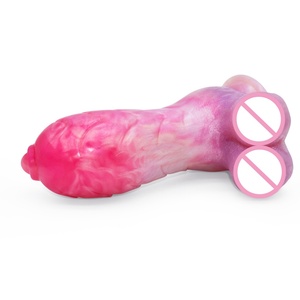 2023Hot Sale Peach Witch Artificial Silicone <b>Dildos</b> Female Masturbating <b>Dildos</b> with Suction Cups Imitation Animal Penis Sex Toys - Product Image 5