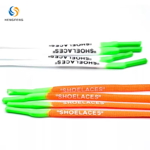 <span class=keywords><strong>Lacets</strong></span> personnalisés en gros avec <span class=keywords><strong>embouts</strong></span> en silicone, <span class=keywords><strong>lacets</strong></span> ovales en polyester en vrac pour baskets - Product Image 3