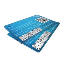 Carte VIP numérique programmable en plastique, format carte à gratter, design populaire, étanche