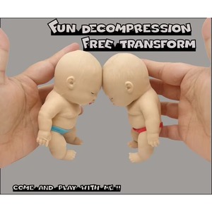 TPR Classic Fun Soft <b>Vent</b> Slow Rebound Baby Squeeze Toy White <b>Black</b> Sand Colors Decompression Toy for Kids Made of Plastic - Product Image 5