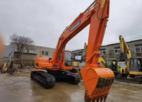 Offre Spéciale – Excavatrice Intermédiaire d'Occasion Doosan DH220 d'Origine Coréenne, Entièrement Inspectée, Faible Kilométrage, Idéale pour les Travaux de Fondation Routière et de Terrassement