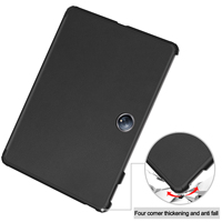 Étui pour OnePlus Pad 2, en cuir PU noir, rabat triple, support fin, coque rigide en PC, antichoc, housse intelligente pour OnePlus Pad Go/2 12,1 pouces 2024