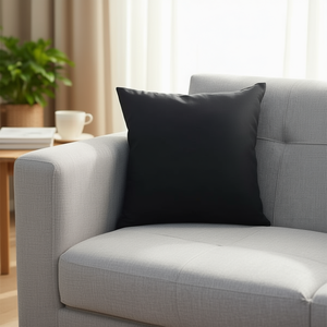 Cuscino di Lusso Elasticizzato in Tessuto Elastico Nero 45*45, Cuscino per Seduta e Poggiatesta di Alta Qualità - Product Image 3