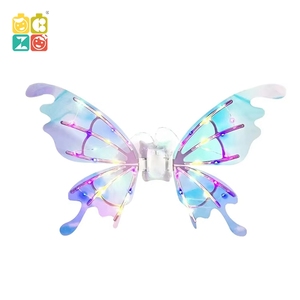 ปีกผีเสื้ออเมซอนแบบขยับได้ปีกผีเสื้อสำหรับงานปาร์ตี้ของเล่นเด็กผู้หญิงชุดเดรสปีกผีเสื้อไฟ LED - Product Image 3