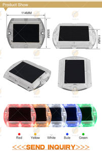 Marcadores <span class=keywords><strong>de</strong></span> Camino Impermeables <span class=keywords><strong>de</strong></span> Plástico NOKIN, Luces LED Rojas, Ojos <span class=keywords><strong>de</strong></span> <span class=keywords><strong>Gato</strong></span>, <span class=keywords><strong>Vial</strong></span>, Precio para Exteriores, Carretera, Azul, Ultrafinos, Solares - Product Image 2