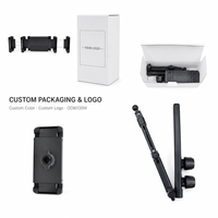 Support de tablette rotatif à 360 degrés pour appuie-tête, support de tablette télescopique réglable pour siège arrière, idéal pour SUV familial, flotte, OEM, vente en gros