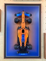 Ludaye Bingkai Foto Kreatif Cetak Giclee Ramah Lingkungan Buatan Tangan dari Kayu Solid dengan Bingkai Khusus untuk Model Mobil Balap.