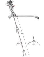 Agitateurs pneumatiques pour peintures et revêtements industriels, mélangeur automatique alimentaire en acier inoxydable 304 de 5L, moteur de réservoir de 30L