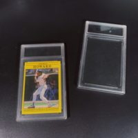 SUNSHING 35pt Étui en plastique auto-fermant pour cartes de football et de baseball - Résistant à l'eau, montage facile