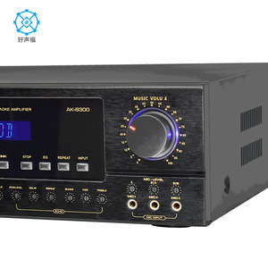 Ak-8300 Karaoke Power Amplifier 2 Channel for Home Cinema Stage Audio Amplifier App Support 4-8 Ohm Impedance 20Hz-20KHz - Product Image 3