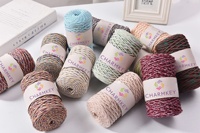 Markdown Sale 32s benang Macrame katun 100% katun benang tali sisir untuk memakai aksesoris perhiasan