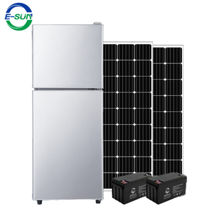 Refrigerador Solar ESUN AC DC 12v 24V 138L con Congelador Superior, Ahorro de Energía Solar para Uso Residencial - Product Image 1