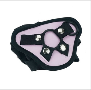 Verstellbarer SM-Gürtel für Erwachsene, Lesben-<span class=keywords><strong>Strap</strong></span>-On aus Leder, Dildo-Höschen, Bondage-Ausrüstung, 100% Wasserdichtes PU-Material, Schwarz - Product Image 2