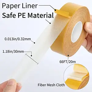 D/S Hot Melt Glue Hot Sale High Quality 280u Cloth Heavy Duty Double Sided Carpet Tape