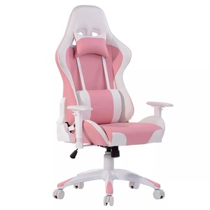 Silla de mesa de juego Rosa personalizada, luces Led RGB, silla de ordenador portátil, <span class=keywords><strong>escritorio</strong></span> con portavasos <span class=keywords><strong>para</strong></span> niña y niño - Product Image 2