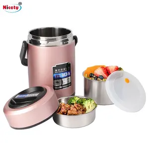 Brede Mond Soep Thermos Voor Hot Eten Geïsoleerde Voedsel Pot Roestvrij Staal Vacuüm Lunch Container Bento Box Voor Volwassenen