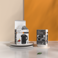 Boîte d'emballage robuste pour bouilloire électrique imprimée sur mesure, boîte en carton ondulé pour la vente au détail et le commerce électronique