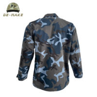 Ensemble uniforme tactique personnalisé de style BDU, unisexe, en polyester/coton Ripstop, chemise et pantalon de chasse, disponible en motif rayé tigre