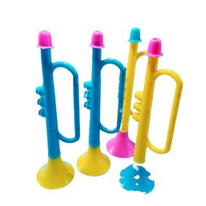 Jouet en plastique, petite trompette, jouet pour enfants, trompette colorée, jouet d'imitation d'instrument de musique, 2 yuans. - Product Image 5