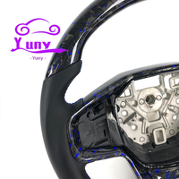 Accessoires pour Ford Bronco 2021+ U725 Raptor Sport CX430 Volant de voiture en fibre de carbone Style course personnalisé Amélioration de l'intérieur