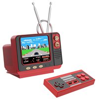Console de jeu portable rétro avec sortie vidéo AV, 308 jeux intégrés, écran LCD 3 pouces, mini téléviseur, lecteur de jeux vidéo