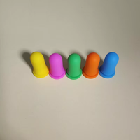 Bouchon compte-gouttes en silicone NBR de 18 mm de haute qualité pour flacon d'huile essentielle, avec compte-gouttes coloré et emballage inclus – Vente chaude