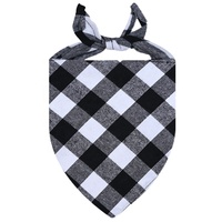 Klassische Tartan-Karierte Hundebandanas aus Weicher Baumwolle, Haustier-Accessoire, Halstuch-Dekoration, Erhältlich in 4 Größen für Frühling, Sommer, Herbst