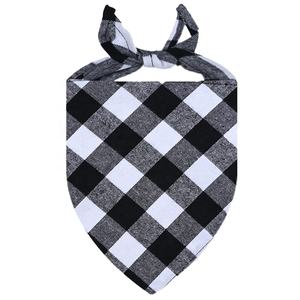 عصابات كلاسيكية منقوشة من الترتان للكلاب من القطن الناعم للحيوانات الأليفة ملحق الرقبة مريلة تزيين متوفرة في 4 أحجام للصيف والشتاء - Product Image 4