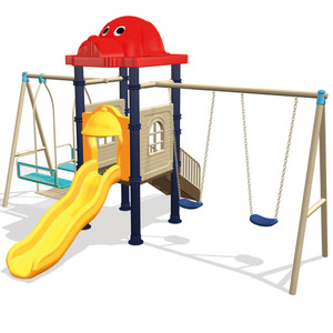 ชุดชิงช้าสนามเด็กเล่นคุณภาพดี สีขาว สำหรับกลางแจ้ง อุปกรณ์ออกกำลังกาย - Product Image 2