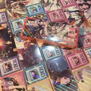 40 pièces/paquet, marque-pages rectangulaires en plastique, billets laser, cartes postales LOMO, Tian Guan Ci Fu Hua Cheng Xie, anime <span class=keywords><strong>Heaven</strong></span> <span class=keywords><strong>Officials</strong></span> <span class=keywords><strong>Blessing</strong></span> - Product Image 3
