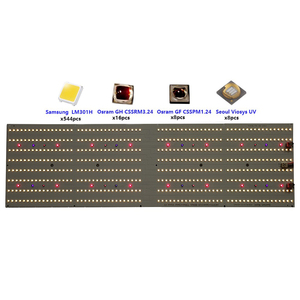 Grow Lights scheda PCB <span class=keywords><strong>Led</strong></span> Samsung controllata separata LM301H 660nm UV IR - Product Image 5