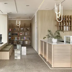 Sanhai libreria professionale Interior Design servizi di pianificazione dello spazio negozio 3D Max Rendering piano disegno di costruzione