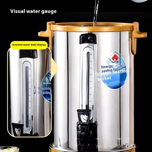 Chauffe-eau électrique commercial à double paroi isolé en acier inoxydable avec indicateur de niveau d'eau, directement de l'usine - Product Image 3