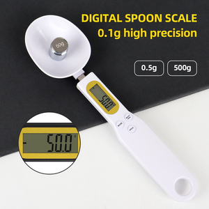 Digital <strong>Spoon</strong> Scale <strong>Measuring</strong> <strong>Spoon</strong> 500g-0.1g Milk Powder Yeast <strong>Measuring</strong> <strong>Spoon</strong> for Kitchen Baking - Product Image 4
