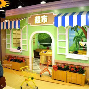 Dream Catch Custom Mini Town Área <span class=keywords><strong>de</strong></span> juegos <span class=keywords><strong>de</strong></span> rol para niños pequeños Sala <span class=keywords><strong>de</strong></span> juegos suave Respetuoso con el medio ambiente 60 metros cuadrados Parque infantil interior - Product Image 2