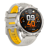 Nouvelle Montre Connectée HT50 2026, Écran IPS 1,7 Pouces, Appel Bluetooth, Batterie Longue Durée 1200 mAh, Étanchéité IP68, Boussole, Lampe Torche, Montre Sport et Fitness pour Hommes, Usage Quotidien